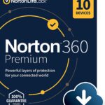 Norton 360 Premium EU ONLY (1 Year / 10 Devices) + 75 GB Cloud Storage (Latest Version + Free Updates)