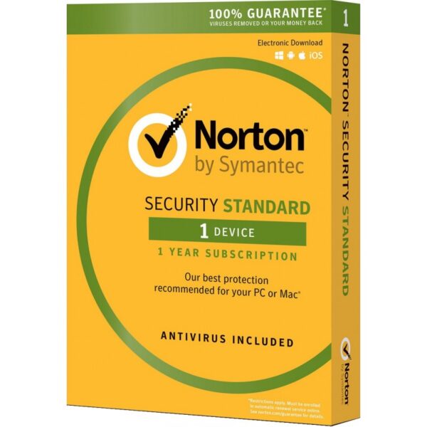 Norton Security Standard EU ONLY (1 Year / 1 Device) Latest Version + Free Updates